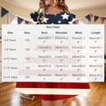thumbnail image 3 of Odeerbi Kids Teen Girls Independence Day A-Line Ruffled Dress Summer Patriotic Star Stripe Round Neck Casual Dress with Pockets, 3 of 8