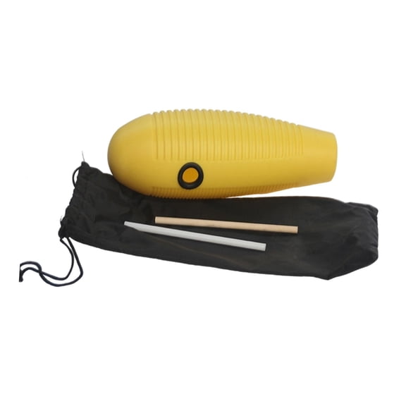 Guiro Instrument Latin Percussion Musical Training Tool Fish Shaped with 2 Scrapers for Beginners and Kids Music