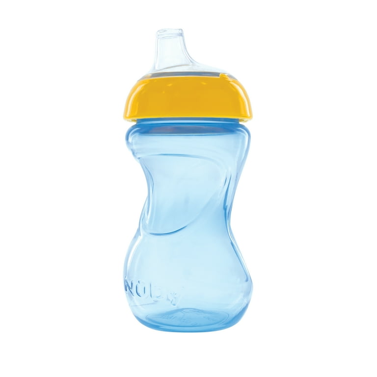 Nuby No-Spill Mini Gripper Soft Spout Sippy Cup, 6 fl oz, 2 Pack
