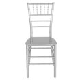 thumbnail image 4 of 2 Pk. HERCULES Series Silver Resin Stacking Chiavari Chair, 4 of 8