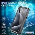 thumbnail image 2 of Hertekdo iPhone 15 Pro Max Case, IP68 Waterproof Case for iPhone 15 Pro Max, Impact Resistant TPU+PC, 2 of 8