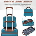 thumbnail image 5 of YesFashion 3-pieces Hardshell Luggage 20"+28" Luggages And Cosmetic Case Spinner Suitcase with TSA Lock Lightweight Set for Women Travel Storage, 5 of 6