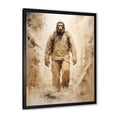 thumbnail image 4 of Designart "Strolling Sasquatch In Nature" Bigfoot Picture Framed Wall Decor, 4 of 5