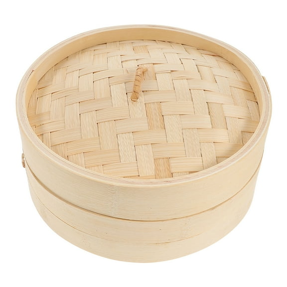 Raindrops 1 Set Bamboo Steamer for Cooking Chinese Steamer Basket with Lid Multipurpose Steamer Wooden Steamer Basket Basket with Cover for Steaming Fish