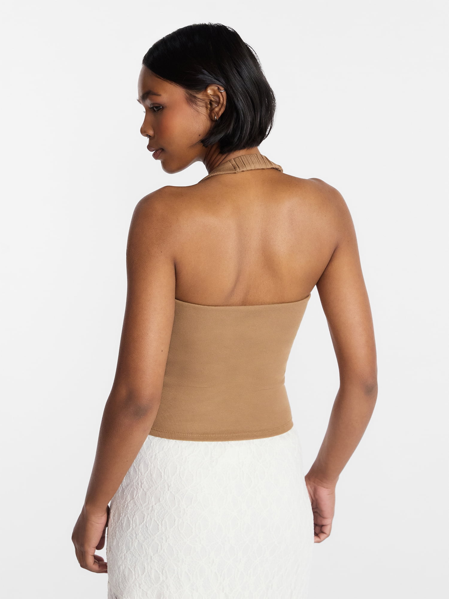 No Boundaries Grommet Halter Top, Women's XXS-XXL