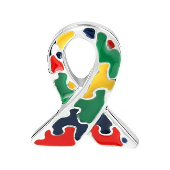 Small Autism Ribbon Lapel Pins (2 Pins)