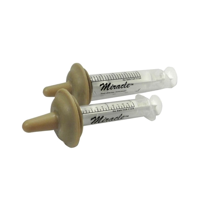 Tetina para mascotas THE MIRACLE NIPPLE grande, paquete de 2 con jeringas