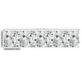 thumbnail image 2 of Ambesonne Floral Fabric by the Yard Upholstery, Leaves Twirls Swirls Bud, 10 Yards, Black and White, 2 of 4