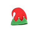 thumbnail image 1 of Kmbangi Christmas Unisex Clown Cap Stripe Pattern Elf Hat Costume Props, 1 of 3