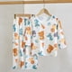 thumbnail image 3 of Odeerbi 2-16 Años Niños Niñas Pijama de Verano de Algodón de Manga Larga Conjunto de Pantalones Estampado Suave Ropa de Dormir de Dos Piezas Juegos de Pijamas de Dos Piezas, 3 of 3