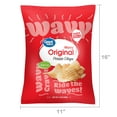 Great Value Party Size Original Wavy Potato Chips, 13 oz