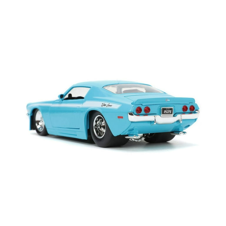 1971 Chevy Camaro, Light Blue - Jada Toys 34201/4 - 1/24