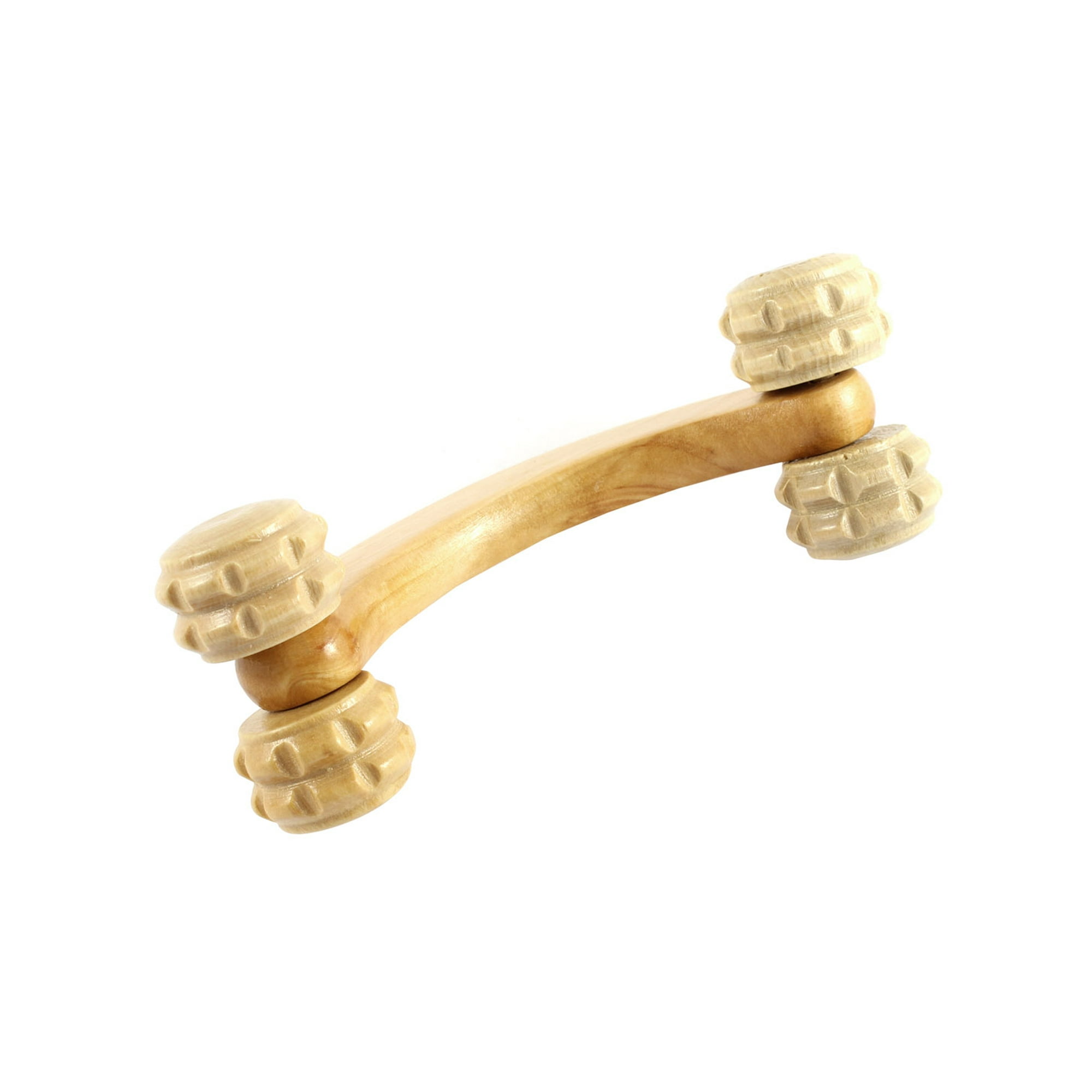 Handheld Wooden Massage Roller Neck Shoulder Relaxation Handheld Wooden Massage Roller Neck Shoulder Relaxation Massaging Tool 4 Wheels Canada