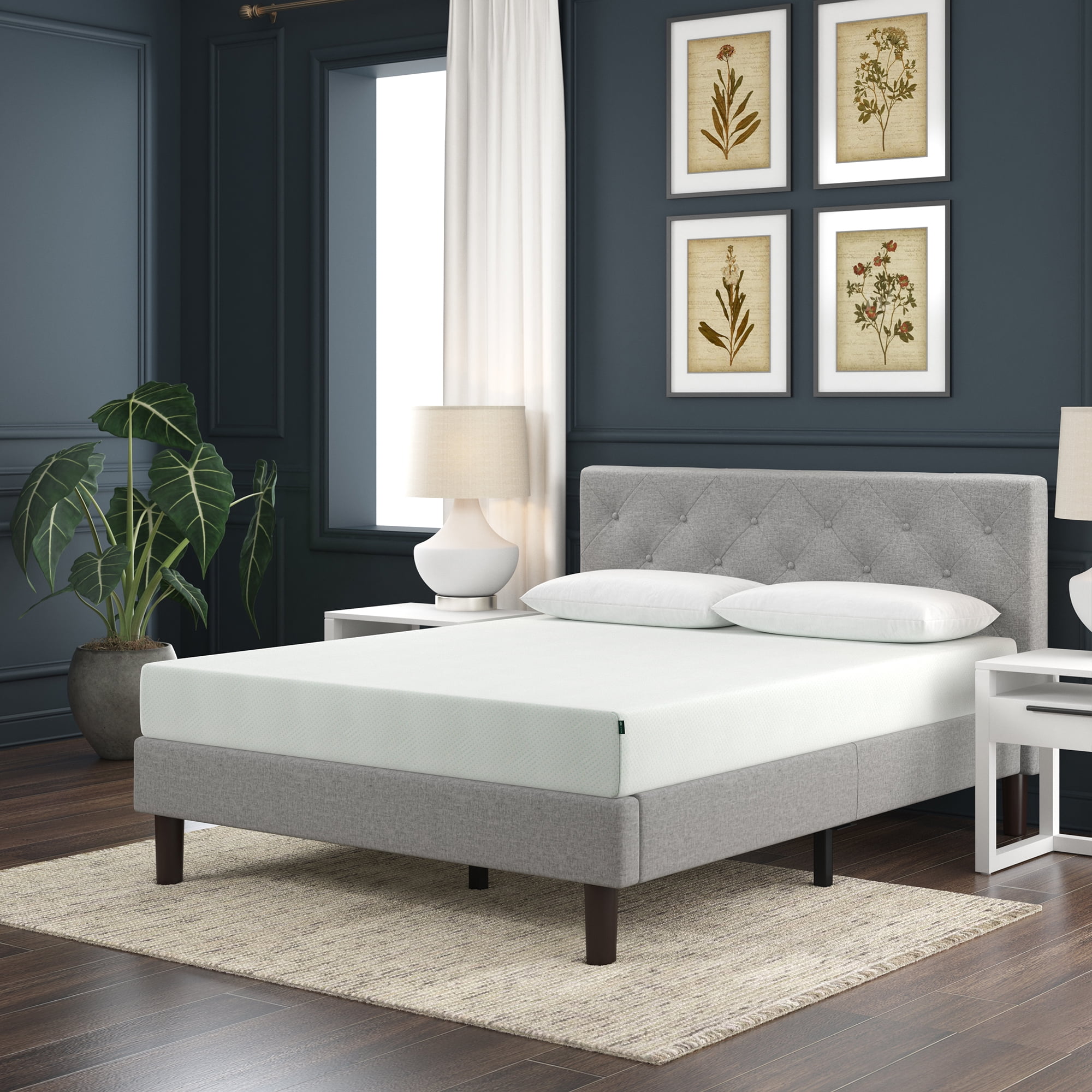 Zinus Spa Sensations Green Tea Rest Well 8" Medium Memory Foam Mattress, Full