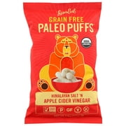 (9 pack) (9 Pack) Lesser Evil Puffs - Crunchy Him Slt And Apple Cider Vinegar, 5 Oz