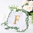 thumbnail image 2 of BalsaCircle 4" Gold Solid Letter F Self-Adhesive Rhinestones Gems Sticker, 2 of 7