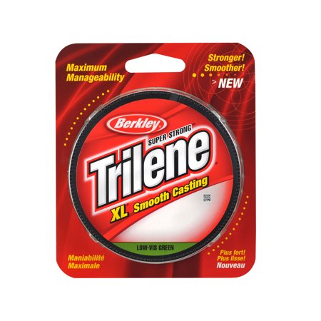 UPC: 0028632622803 | Berkley Trilene® XL® Low-Vis Green 17lb | 7.7kg Monofilament Fishing Line