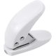 thumbnail image 1 of Compact Mini Hole Punch for Single Ring Paper Binding - White Design, 1 of 4