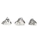 thumbnail image 3 of Anillo De Calaveras De Plata, Práctico Y Práctico Juego De Anillos De Calaveras Para El Tiempo Diario Para Fiestas Y Viajes, 3 of 7