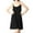 B-Black-short, variant on Defitshape Women's Bamboo Nightgown Sleepwear Cotton Cami Loungewear Plus Size Night Dress Soft Sleeveless Short Summer Camisole Pj Pajama Sleep Dress Black L