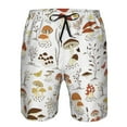 thumbnail image 4 of Disketp Men'S Swim Trunks Hawaiian Breathable Surf Beach Swimsuits Mesh Lining Beach Shorts With Pockets-Mushrooms And Butterflies, 4 of 9