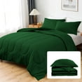 thumbnail image 2 of 500 TC Egyptian Cotton Comforter | Thicker Design | 300 GSM | Soft & Breathable | 1 Piece - Wyoming King Size ( 100" x 114" ) Inches, 1pc Comforter Only, (Hunter Green), 2 of 4