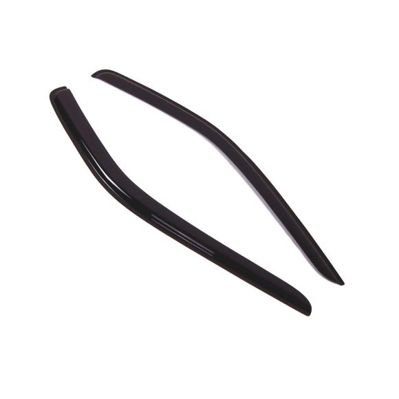 Car Window Rain Guard | Outside Mount Visors Auto Side Window Deflectors | Windows Visor Rain Shields Compatible with 1997-2004 Pontiac Montana | 2 Pcs Set, WD2-055, Dark Smoke