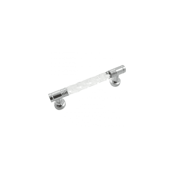 Laurey 82926 3 in. Acrystal Pull - Legs Acrylic, Polished Chrome