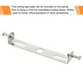 thumbnail image 5 of Uxcell 4.13"x0.71"x0.63" Lighting Fixture Ceiling Light Plate Iron Silver 3Set, 5 of 6