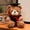 Brown - Red, variant on LEJHVAQK 10" Teddy Bear Adorable Collectible 2026 Graduation Soft Plush Toy for Students and Graduates of All Ages Commencement Party Favorite Keepsake Gift