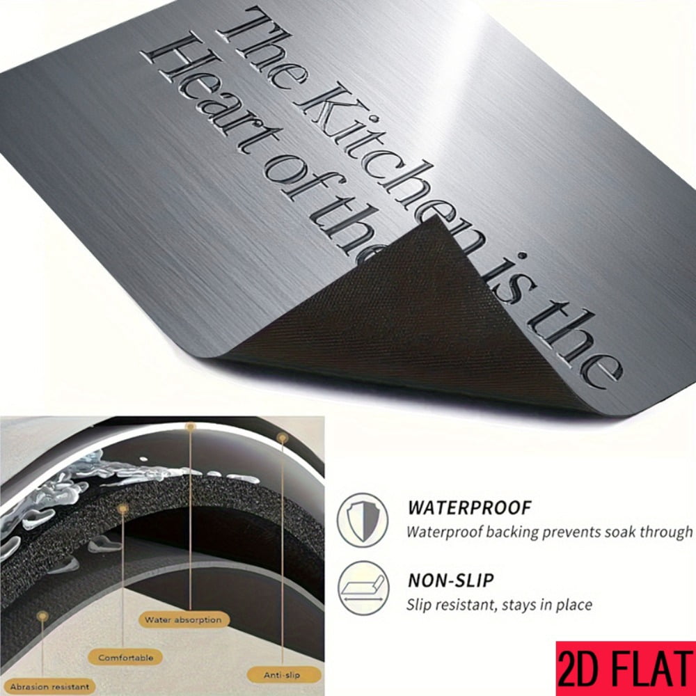 2D flat 1 kitchen stove cover, simple and artistic pattern design, Nordic-style kitchen mat, coffee machine mat, operation counter decoration, the first choice for kitchen gifts. The size is 28.3x20.