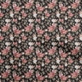 thumbnail image 1 of oneOone Cotton Cambric Black Fabric Florals Diy Clothing Quilting Fabric Print Fabric By Yard 56 Inch Wide, 1 of 4