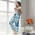thumbnail image 4 of Uemuo Sea Underwater Jellyfish Pattern Women's Wide Leg Palazzo Lounge Pants with Pockets Light Weight Loose Comfy Casual Pajama Pants-X-Large, 4 of 9
