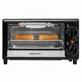 thumbnail image 1 of OVENTE 8L Countertop Toaster Oven with 60-Minute Timer, Adjustable Temperature Control, Easy-to-Clean Baking Pan, 750W Compact Mini for Pizza, Toast, Bake, and Broil, 1 of 9
