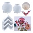 thumbnail image 1 of Kit de moldes de resina ywzbomoldrm con esfera de 3" y 2,5" con base, 1 of 5