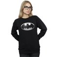 thumbnail image 2 of DC Comics Womens Batman Spot Logo Sweatshirt, 2 of 5