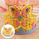 thumbnail image 3 of Gwong Juguete Niños flores estrellas eva espuma papel lentejuelas corona bricolaje arte artesanía juguete fiesta sombrero Gwong 30004371, 3 of 6
