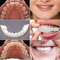 thumbnail image 3 of 2 Pares De Prótesis Dentales Con Carillas Instantáneas, Prótesis Dentales Dentadas, Prótesis Dentales Superiores E Inferiores, Aparatos De Enderezamiento De Dientes Cosméticos Falsos, 3 of 3