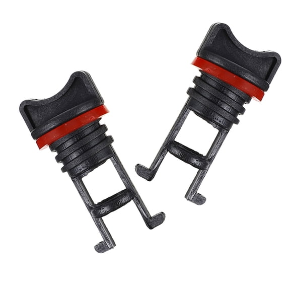 PBPBOX Black Nylon Kayak Scupper Plugs Versatile Use Easy Screw 2Pcs