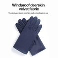 thumbnail image 5 of Winter Cycling Gloves Thermal Fleece Touch Screen Full Finger Bike Gloves Fishing, 5 of 5