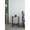 Black Brown, variant on 21.5"x24" Round Side Table, Wood Top For Bedroom & Living Room, Modern Look, Made Of Fir And Metal Table With Stable Surface, 21.5" X 24", Eye-catching Aesthetic, Iron
