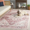 thumbnail image 5 of SAFAVIEH Arizona Alaia Medallion Polyester Area Rug, Rust/Beige, 3' x 5', 5 of 13