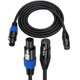 thumbnail image 5 of Speakon To Xlr Female Cable Speakon Plug Male To Xlr Female Extension Cable With Twist Lock For Studio Microphone, 5 of 5