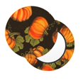 thumbnail image 7 of Uemuo Orange Pumpkin Pattern Round Bar Stool Seat Covers Washable Stool Cushion Slipcover Elastic Bar Chair Covers-, 7 of 7