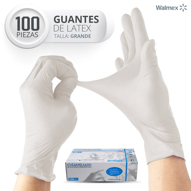 Guantes de Latex CleandGuard Grande 100pz Latex