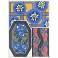 thumbnail image 2 of Emile-Allain Séguy 11x14 Gold Ornate Wood Frame and Double Matted Museum Art Print Titled - Suggestions for Fabrics and Carpets Pl.17 (1923), 2 of 4
