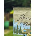 thumbnail image 2 of Printtoo Tan Home Is Where We Park It Class C Motorhome CampingFlagCustom Personalized Camping Flags For Campers Double Sided CampsiteFlag, 2 of 4