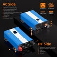 thumbnail image 4 of 2080W Pure Sine Wave Power Inverter - 30dB  Quiet, 6000W Surge, -Changing Design | 12V to 120V AC Converter for , RV, Camping, Off-Grid & Outdoor Adventures, 4 of 7