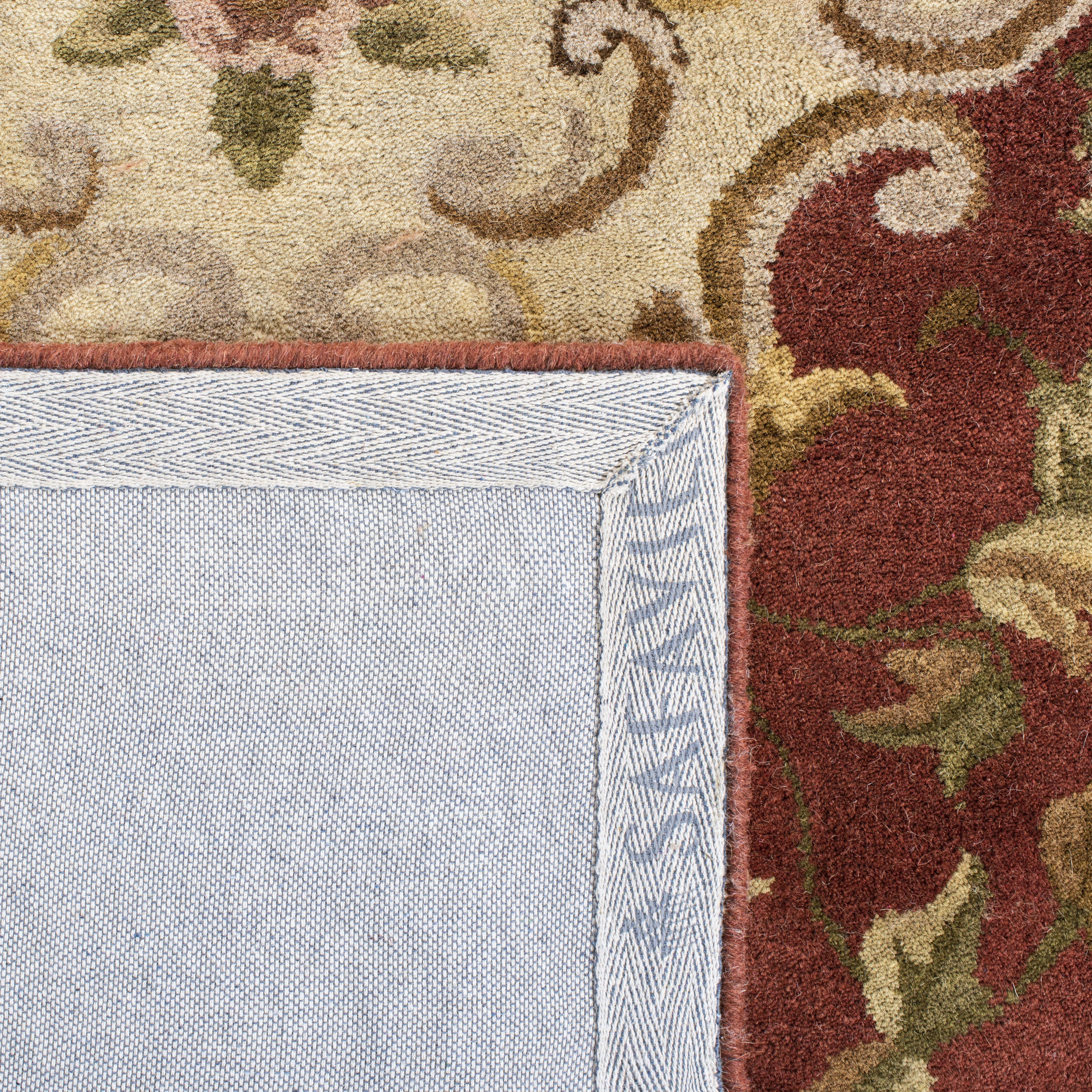 SAFAVIEH Classic Chedomir Floral Wool Runner Rug, Rust/Green, 2'3" x 8'