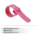 thumbnail image 3 of Unique Bargains Lot de 12 Attaches de Câble Réutilisables à Fermeture Éclair 3 Trous Attache de Fil Réglable pour Maison Bureau (Noir, Blanc, Rose, Rouge), 3 of 5